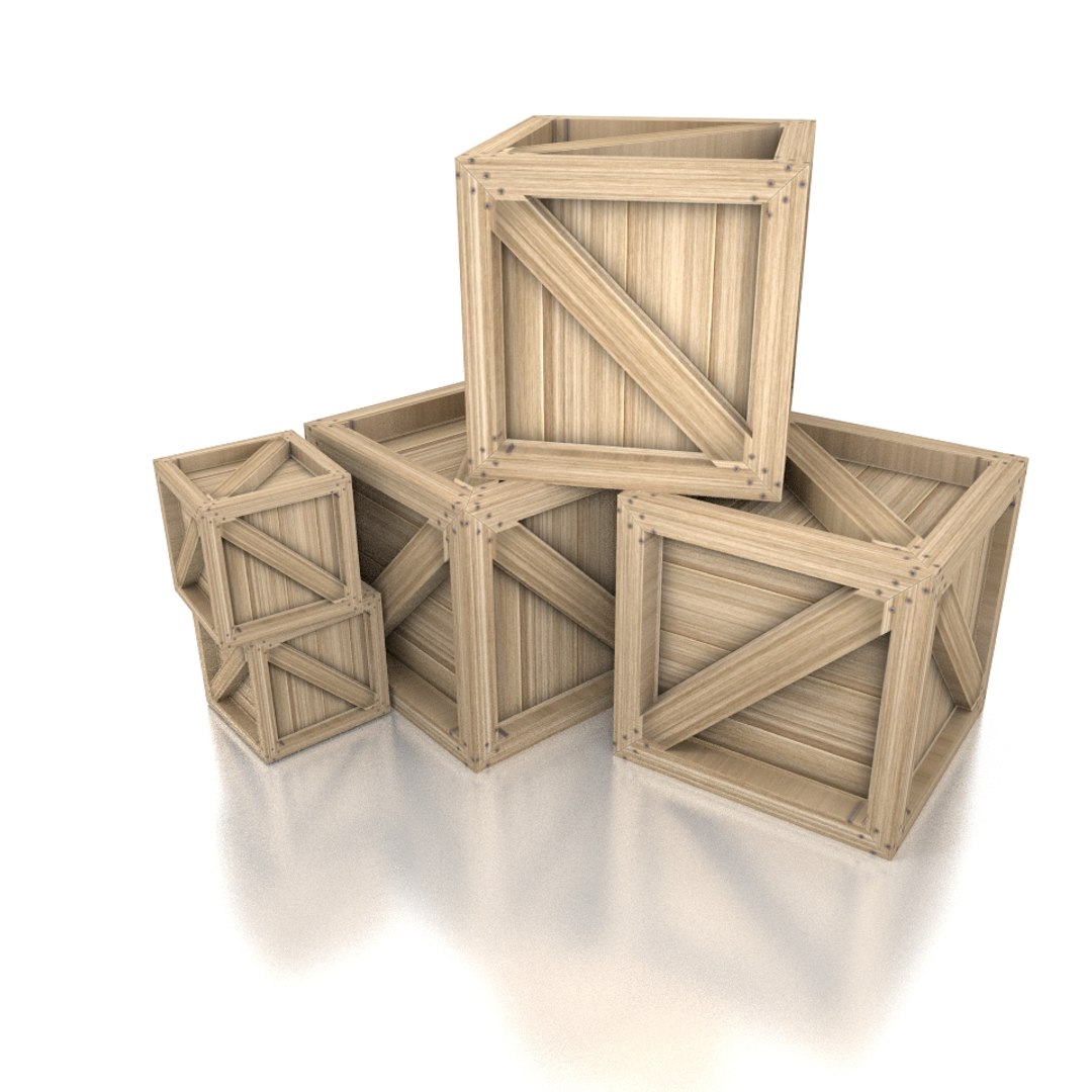 3d Model Crates