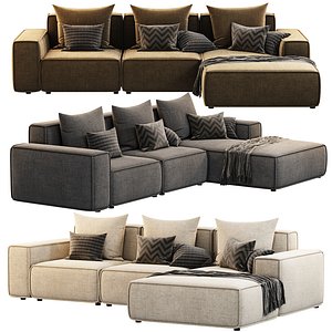 Jesse Daniel Chaise Longue Sofa 3D model
