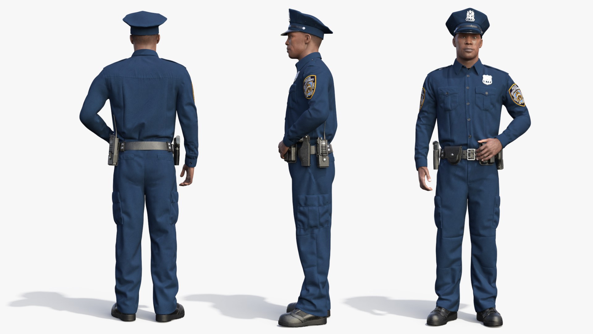 Police 3d model