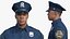 african american nypd cop 3D model