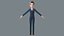Homem dos desenhos animados manipulado