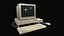 Retro computer -PBR low-poly Low-poly 3D model