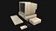 Retro computer -PBR low-poly Low-poly 3D model