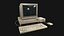 Retro computer -PBR low-poly Low-poly 3D model