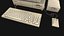 Retro computer -PBR low-poly Low-poly 3D model