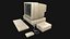 Retro computer -PBR low-poly Low-poly 3D model