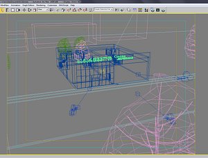 3d model building modern
