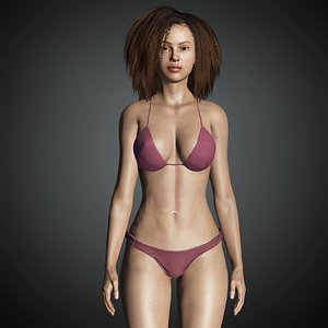 Realistic Female 3D model