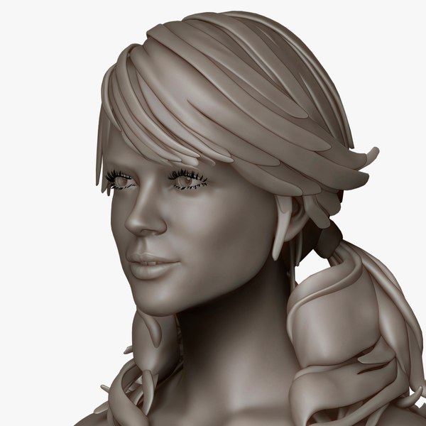 3d zbrush female amber