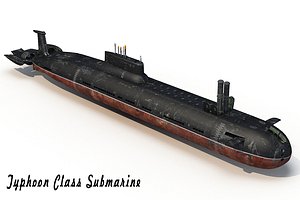 3d model submarine sub marine