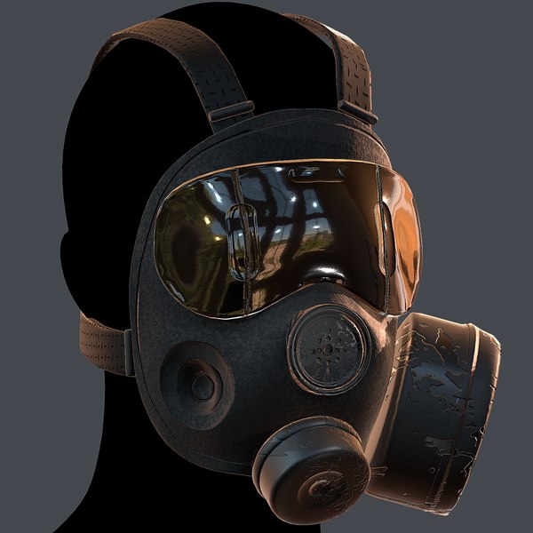 3D gas mask model - TurboSquid 1687264