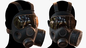 3D gas mask model