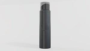 Modern Matte Black Cosmetic Spray Bottle - 3D Model 3D model