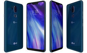 samsung galaxy a6 blue 3D