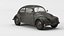VW Style Beetle Bug  Old Rusty WW2 Car Wrecked