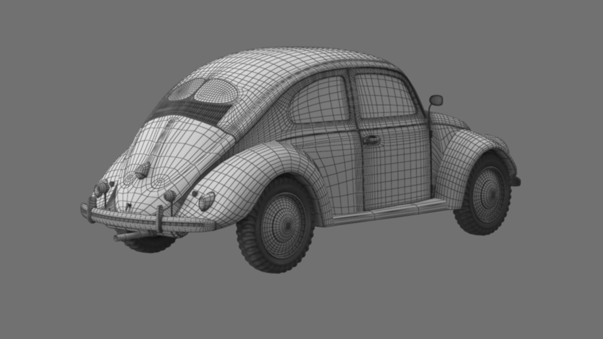 VW Style Beetle Bug  Old Rusty WW2 Car Wrecked 3D model https://p.turbosquid.com/ts-thumb/xn/La3jUX/PW/oldrustyvwbeetlebugwireframe000011/jpg/1668922187/1920x1080/fit_q87/c142c1a8a7f8040c9882cade2b33e75db6b9a0a3/oldrustyvwbeetlebugwireframe000011.jpg