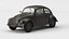 VW Style Beetle Bug  Old Rusty WW2 Car Wrecked