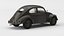 VW Style Beetle Bug  Old Rusty WW2 Car Wrecked