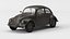 VW Style Beetle Bug  Old Rusty WW2 Car Wrecked