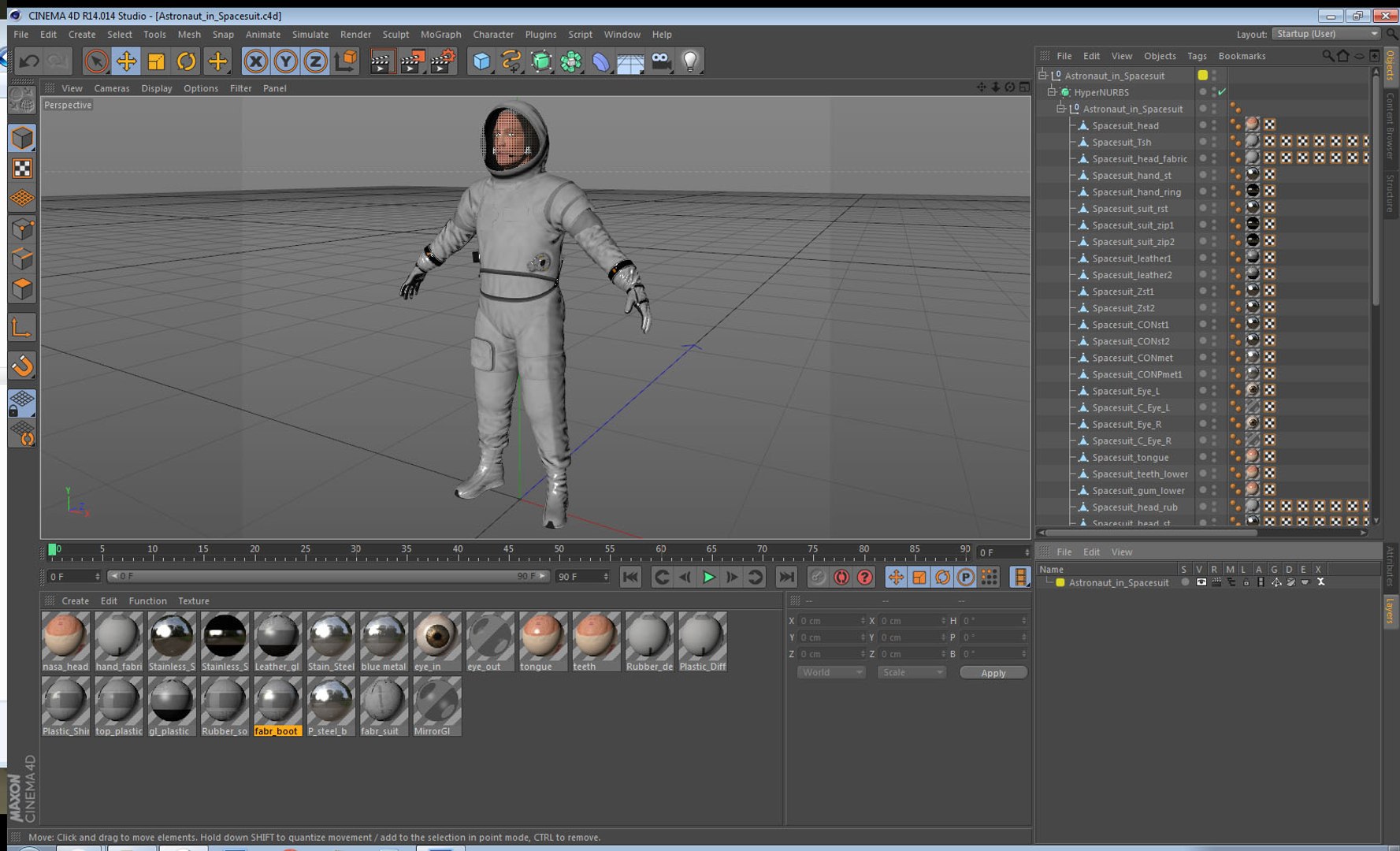 Astronaut Spacesuit Space Helmet 3D Model - TurboSquid 1392210