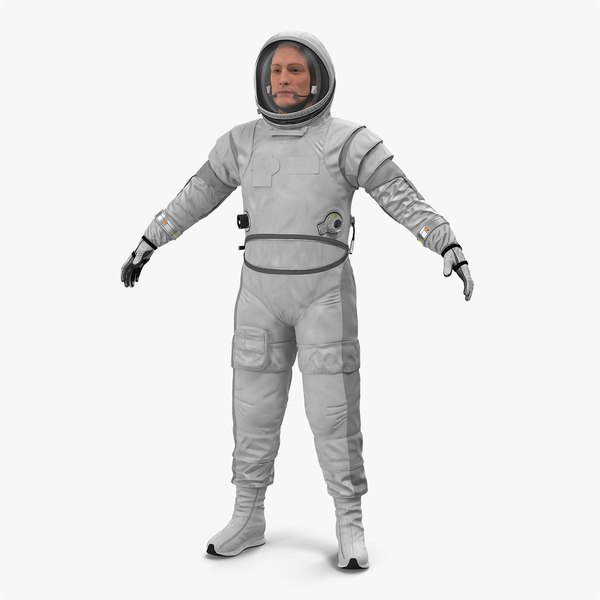 astronaut spacesuit space helmet 3D model