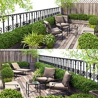 Terrace, balcony, penthouse