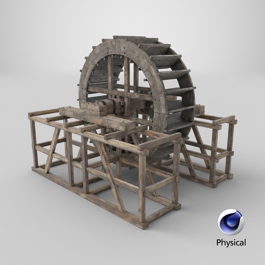 3D Water Mill Model - TurboSquid 2284653