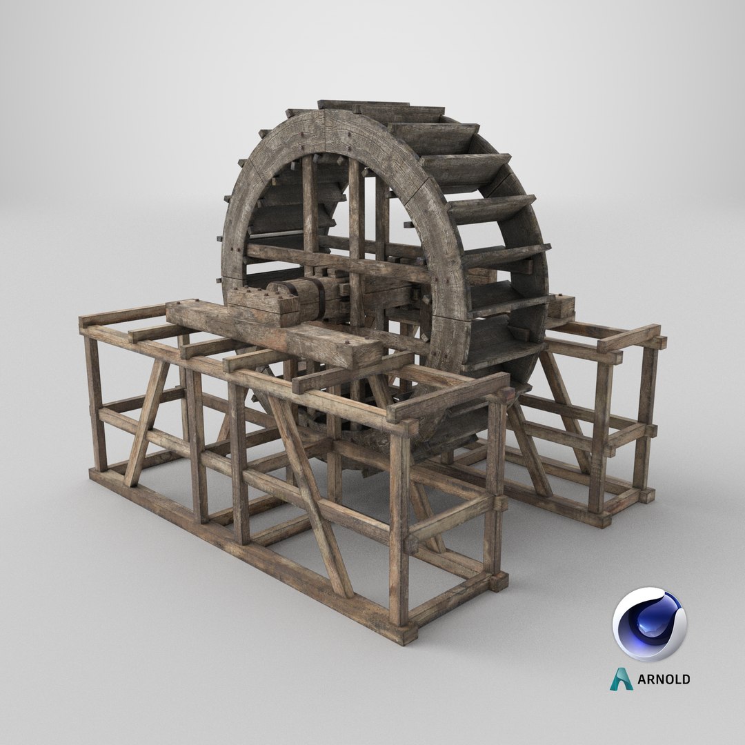 3D Water Mill Model - TurboSquid 2284653