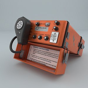 Radio Telephone 3D model