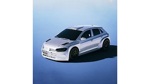 3D model Volkswagen Polo GTI Race 2015