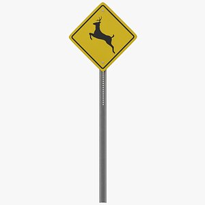 3D Traffic Sign 23 model