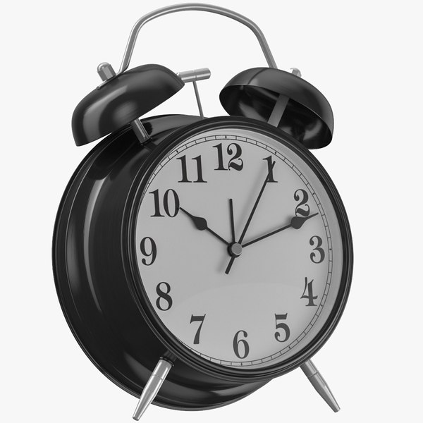 Retro Alarm Clock 08 3D model TurboSquid 1948234