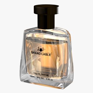 Generic Luxury Thick Glass Perfume Bottle Visualization