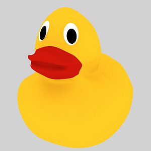 3D duck toy model