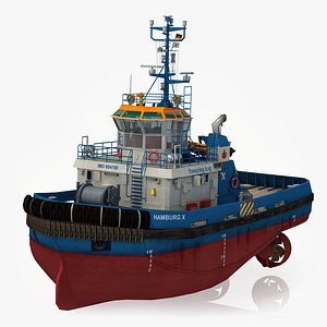 3D HAMBURG Tug boat