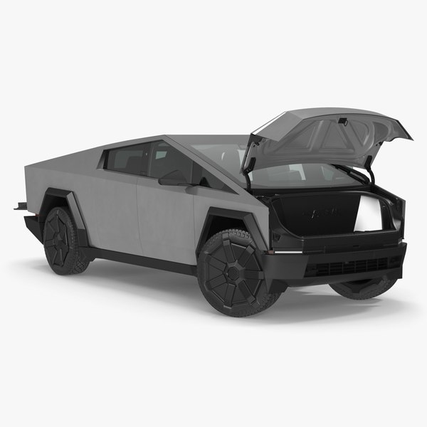 modelo 3d Tesla Cybertruck 2024 con luces encendidas TurboSquid 2178950