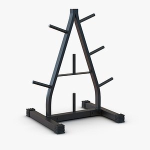 Weight Plate Tree 3D Model