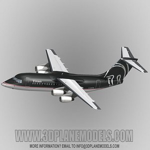 3ds max british aerospace 146-200 titan