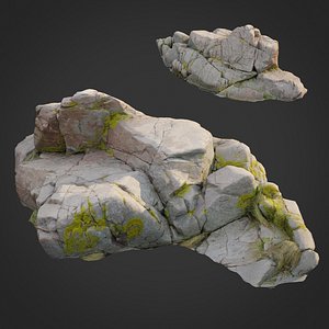 3D model scanned nature stone 031