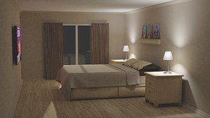 3D small room model