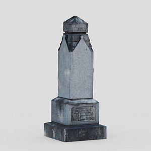 3D 3d scanned Tombstone 21