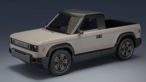 Slate Truck EV Desert Drifter 2027 3D Model 3D model