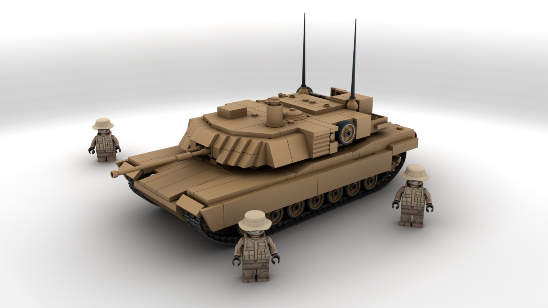 Lego best sale tank m1a2