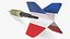 3D Dart with France Flag
