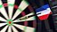 3D Dart with France Flag
