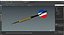 3D Dart with France Flag