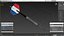 3D Dart with France Flag