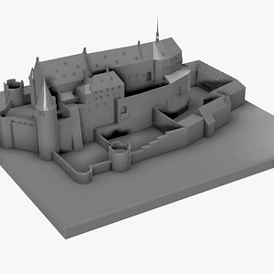 Vianden Castle reproduction 3D model