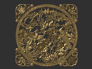 Phoenix and Birds Texture