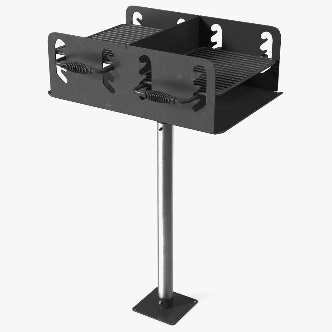 3D Outdoor BBQ Park Grill model TurboSquid 2062956